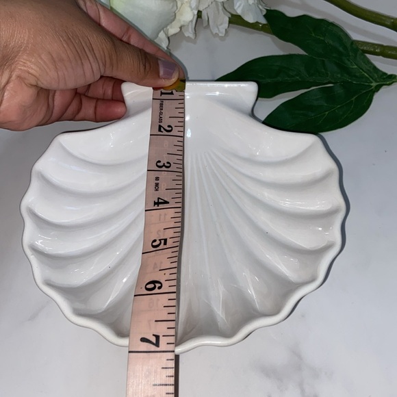 Vintage Ceramic Scallop Sea Shell Oven&Microwave Save Baking Dish Bowl Plate - Picture 14 of 17